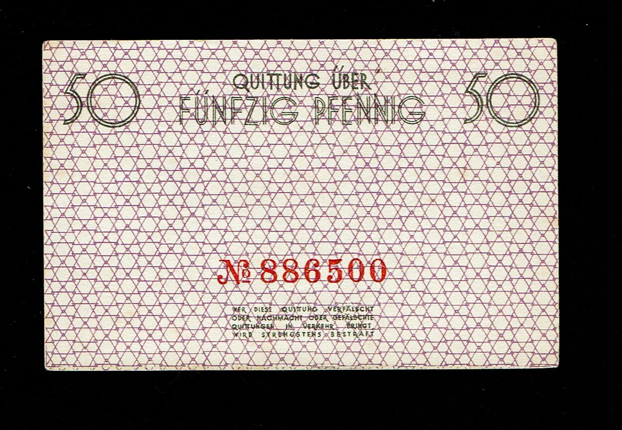 Holocaust concentration camps money - Poland - Pair banknotes of 50 pfenning 1940 - ghetto Lodz - AU
... - 1 2
