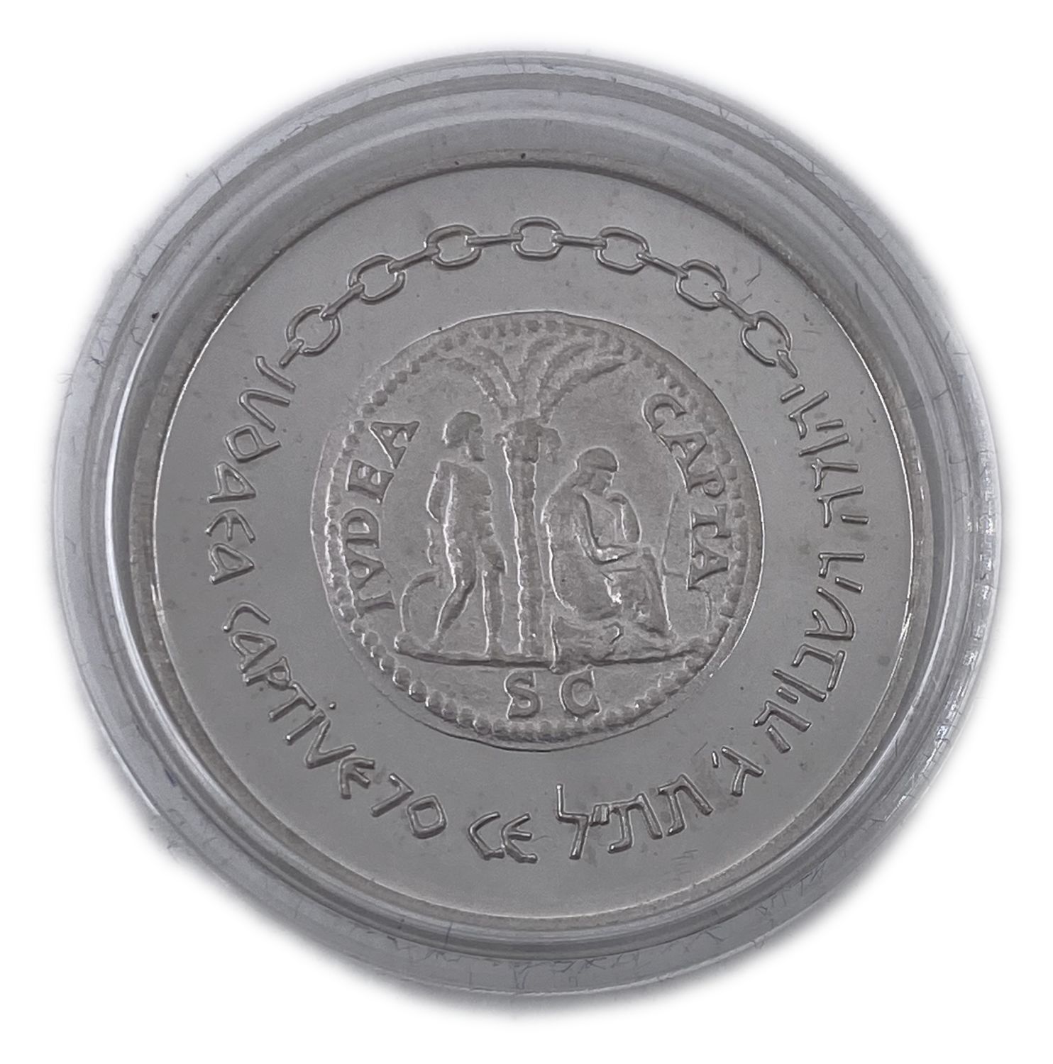 Israel - Liberation - State Medal from Platinum 40 years of the State of Israel, 1988 - Pure Platinum, 15.5 g ... - 1 1