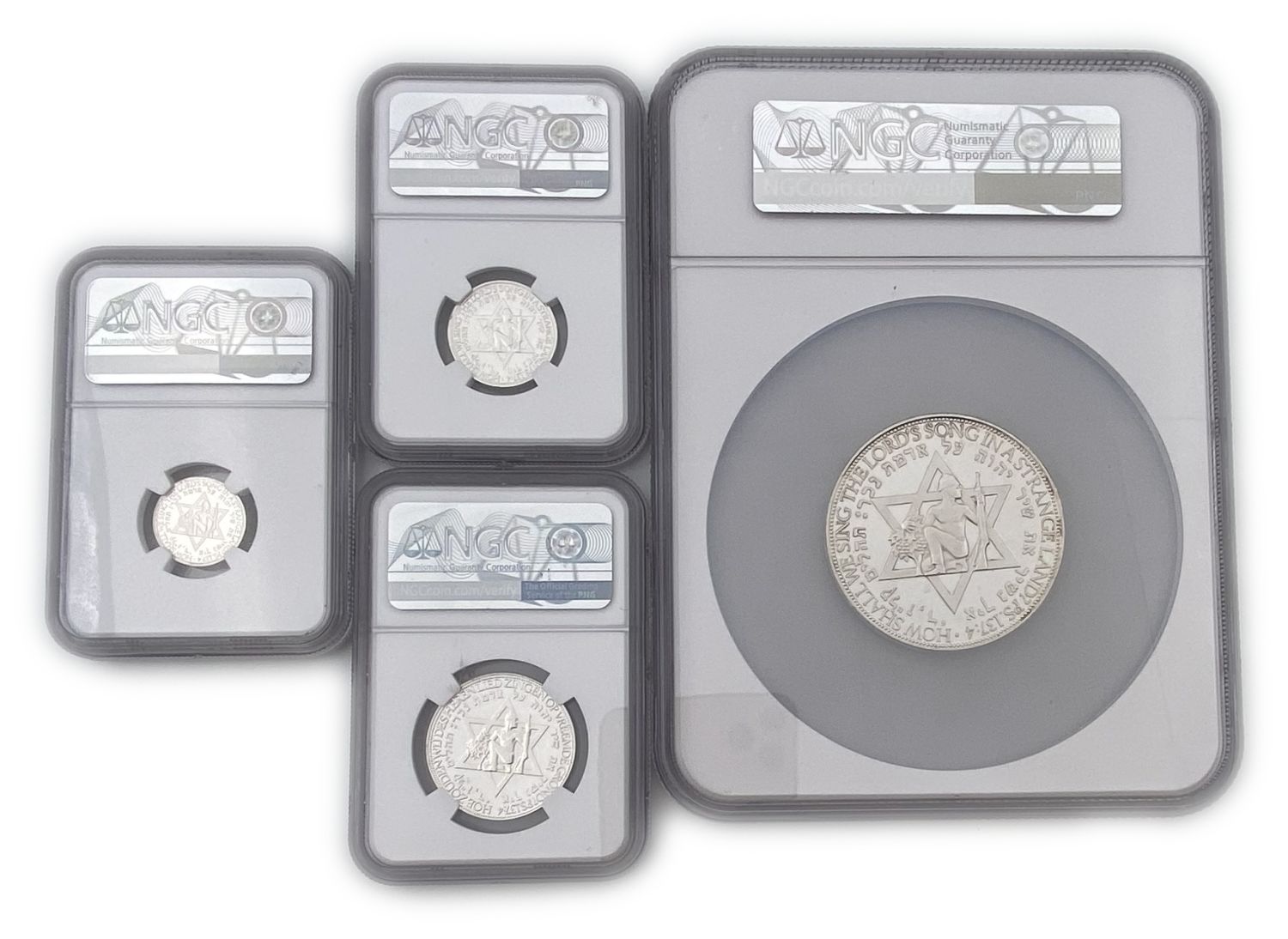 Judaica / Zionism - Medal Set to Commemorate the Six Day War - The Netherlands - 1967 - It is rare to find such ... - 1 1