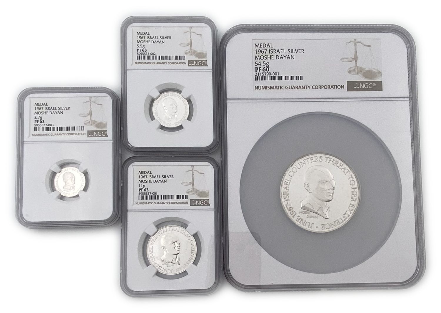 Judaica / Zionism - Medal Set to Commemorate the Six Day War - The Netherlands - 1967 - It is rare to find such ... - 1 0