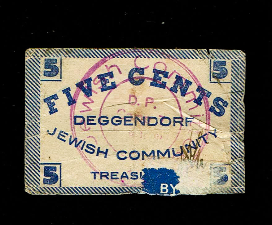 Holocaust concentration camps money - 5 Cents 1940' (1945?) - Germany Deggendorf Camp - Rare - ... - 1 0