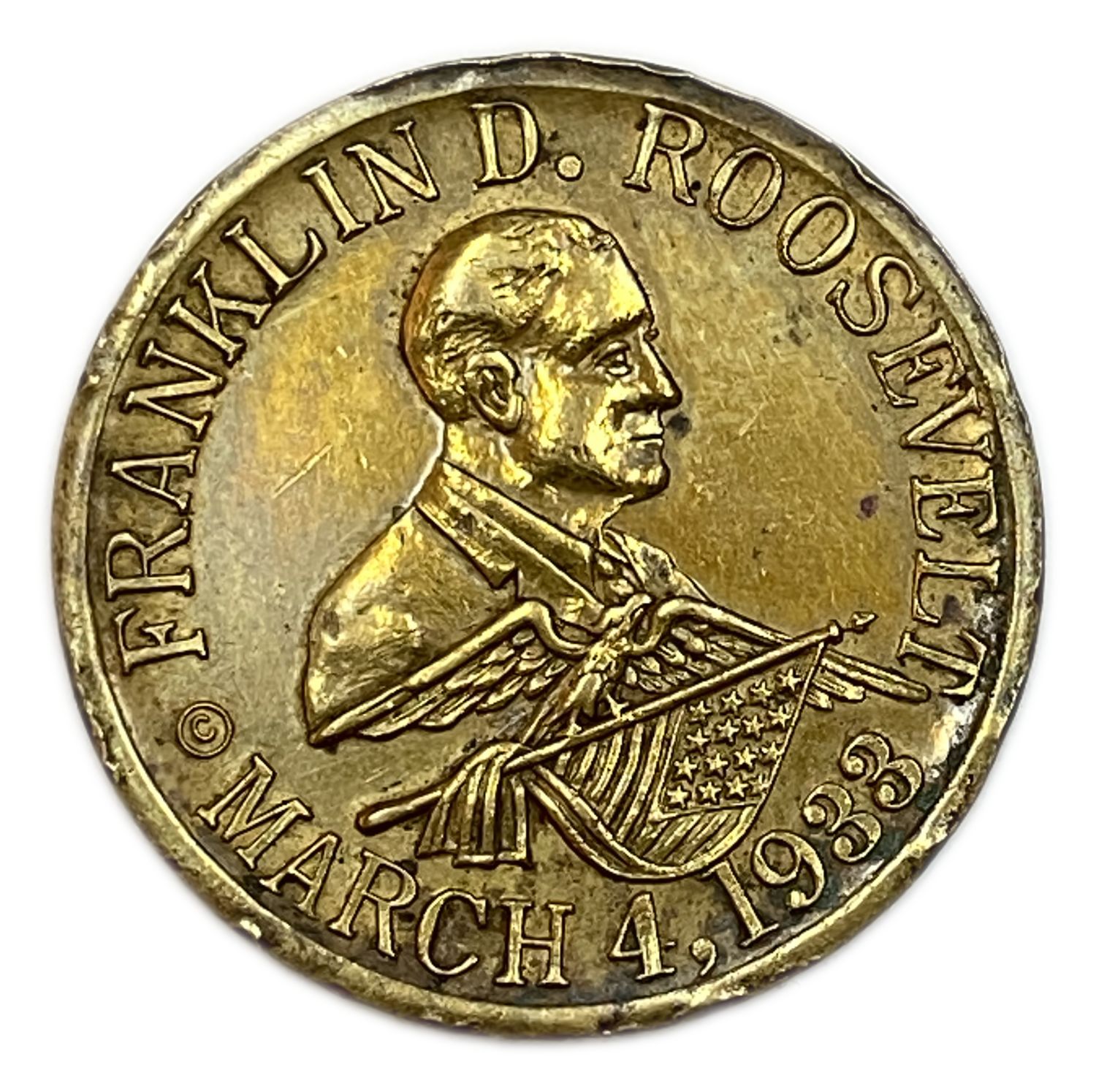 Judaica / Zionism - Medal for Success - USA
front side: Depicted on the front is a profile bust ... - 1 0