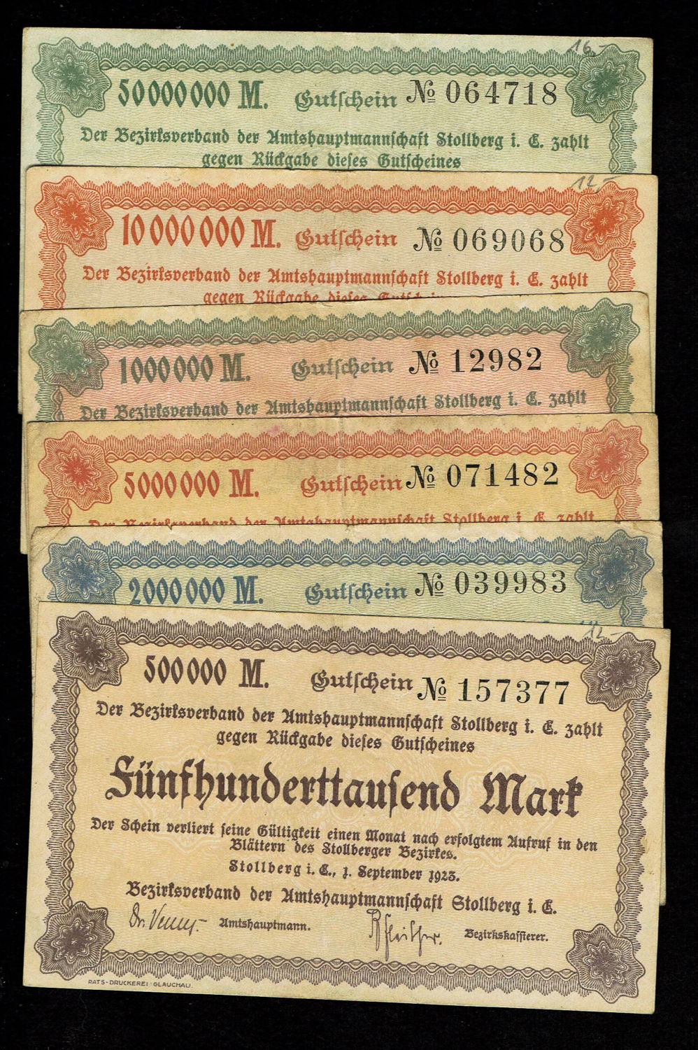Germany - Lot of about 5 sets of "Notgalds" banknotes - 1910s-20s - F-AU
Special money issued by ... - 1 3