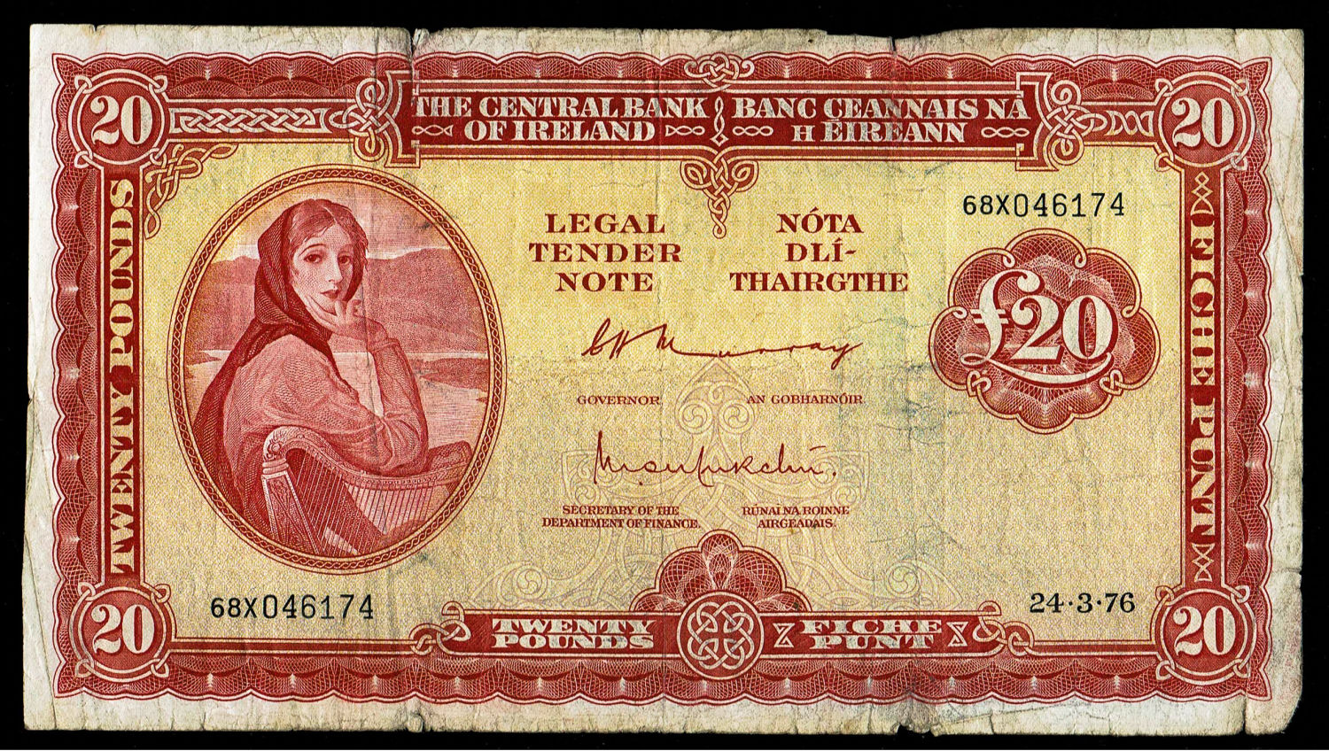 Ireland - 20 Pounds 1976 - Lady Lavery - Central Bank of Ireland - F
Hazel Lavery, Lady Lavery (née ... - 1 0