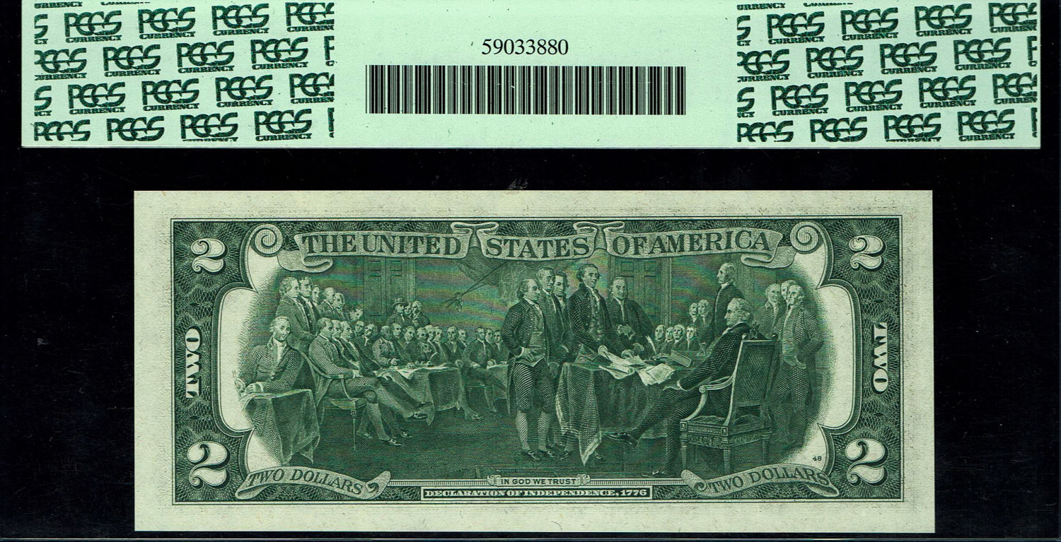 USA - 2 Dollars 1976 - Star note - PCGS 67 PPQ
The dollar (or US dollar, also known as the US ... - 1 1