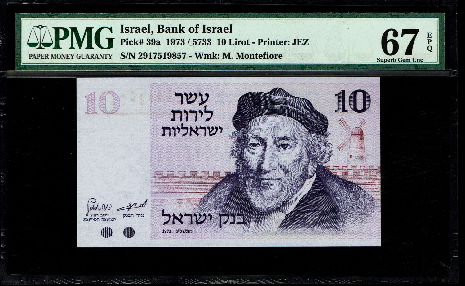 Israel -Lot of 11 Banknotes 10 Lirot 1973 - PMG 67 EPQ
The Gates series is the latest in Israeli ... - 1 23