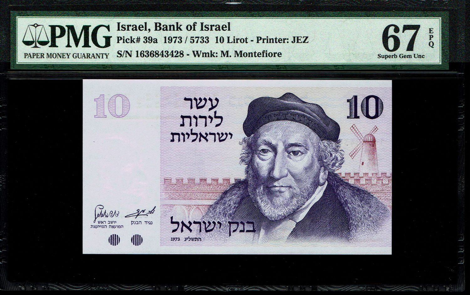 Israel -Lot of 11 Banknotes 10 Lirot 1973 - PMG 67 EPQ
The Gates series is the latest in Israeli ... - 1 12