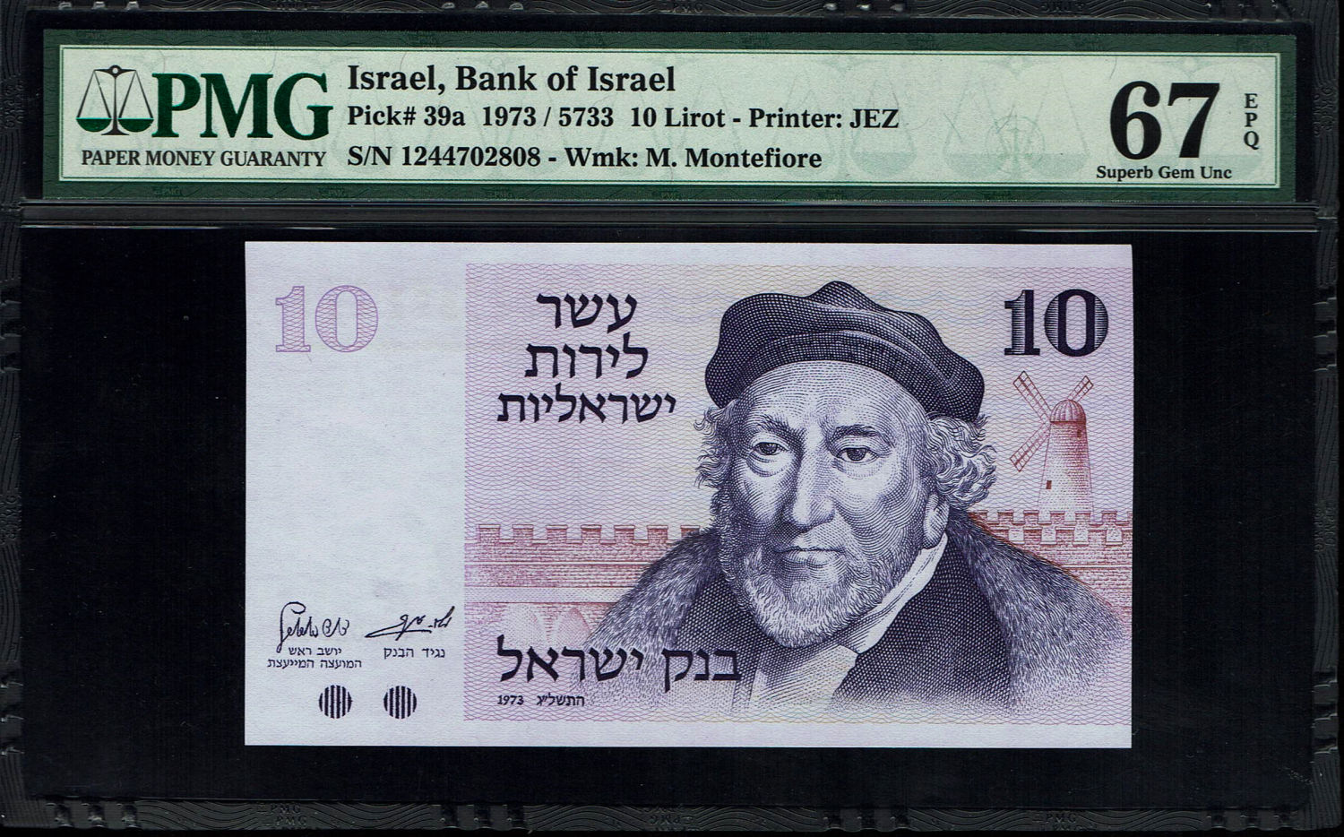 Israel -Lot of 11 Banknotes 10 Lirot 1973 - PMG 67 EPQ
The Gates series is the latest in Israeli ... - 1 1