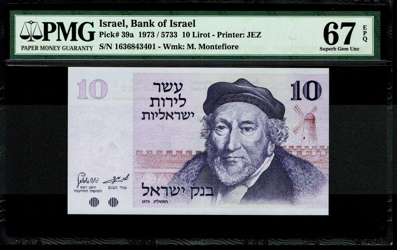 Israel -Lot of 11 Banknotes 10 Lirot 1973 - PMG 67 EPQ
The Gates series is the latest in Israeli ... - 1 9