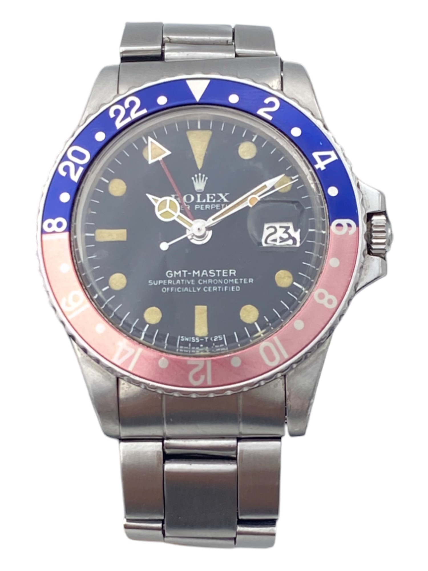 Rolex GMT Pepsi REF 1675 Vintage 1974