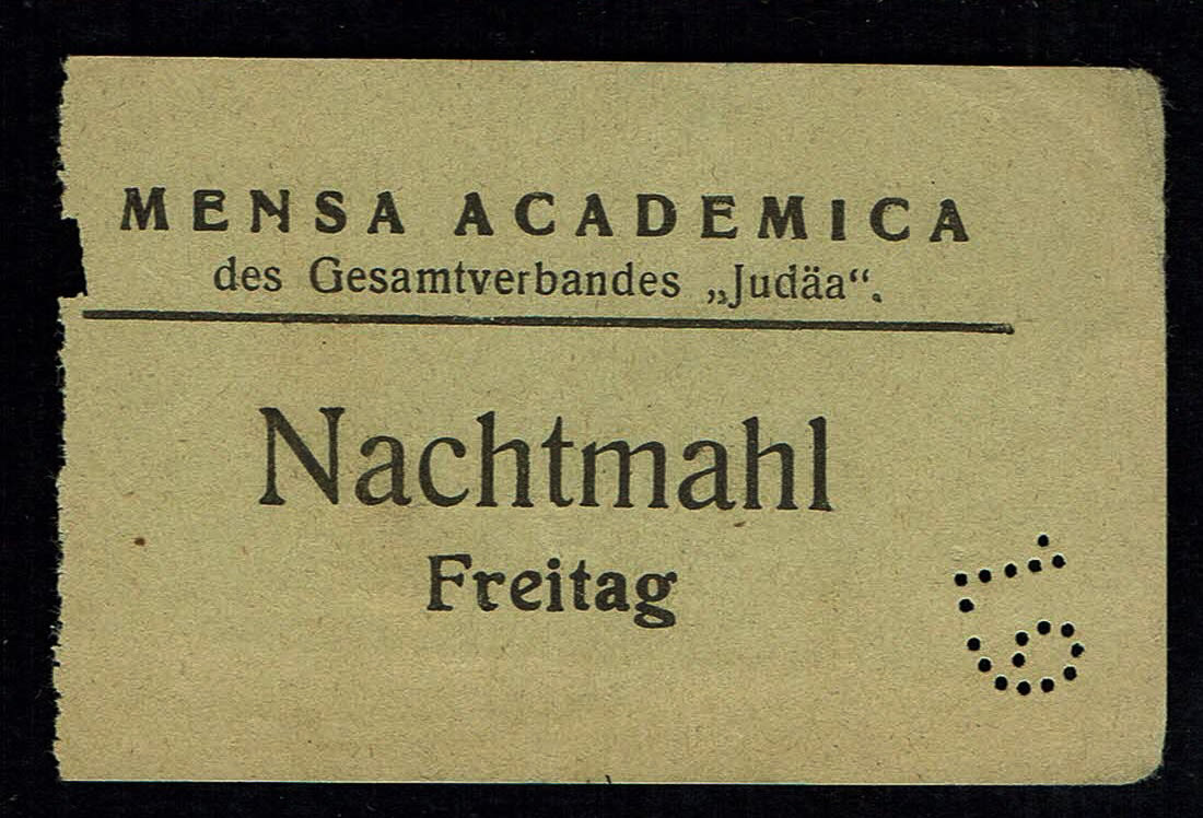 Holocaust concentration camps money - Germany - Mensa Academica - Des Gesamtverbandes judaa, Nachtmahl Freitag ...