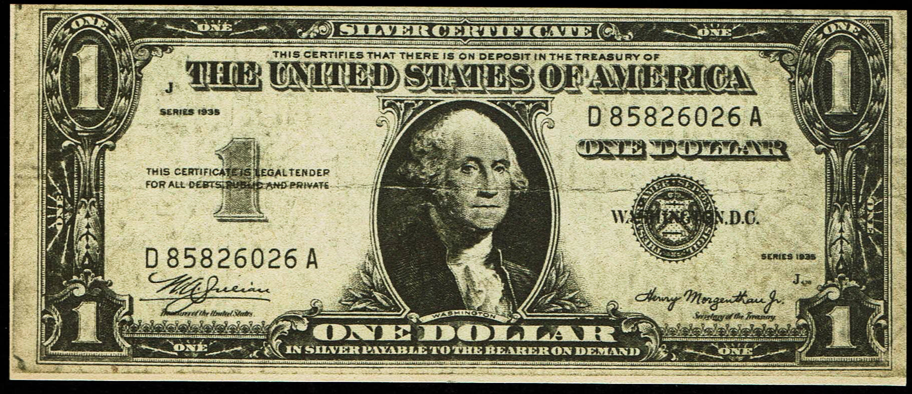 Holocaust concentration camps money - 1 Dollar 1945 Propaganda bankntoe - Italy, printed by the Germans