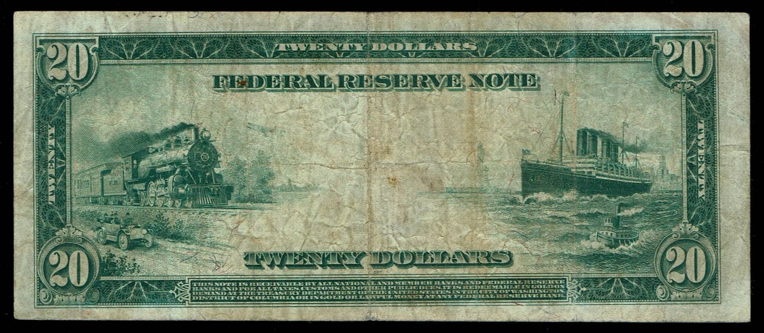 USA - 20 Dollars 1914 - F - 1 1