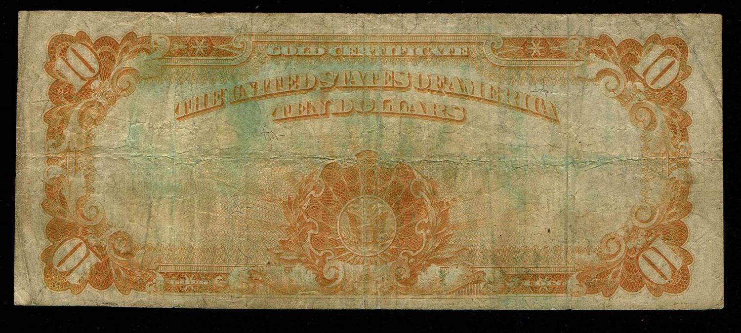 USA - 10 Dollars 1922 - F - Gold certificate - 1 1