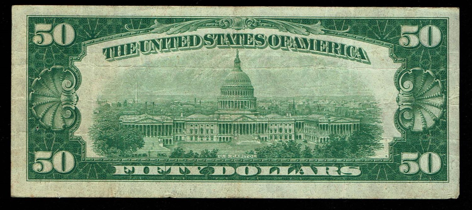 USA - 50 Dollars 1928 - F-VF - Gold certificate - 1 1