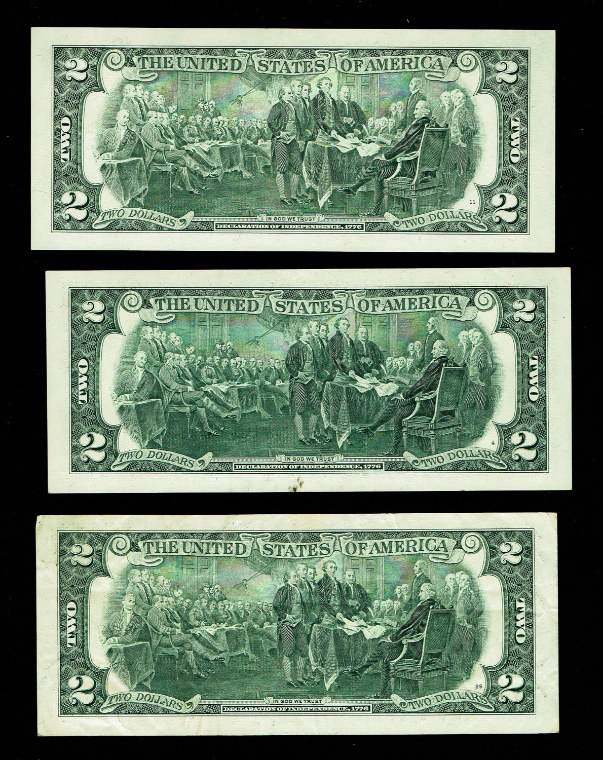 USA - Lot of 15 banknotes of 1 and 2 Dollars from different years - VF - 1 8