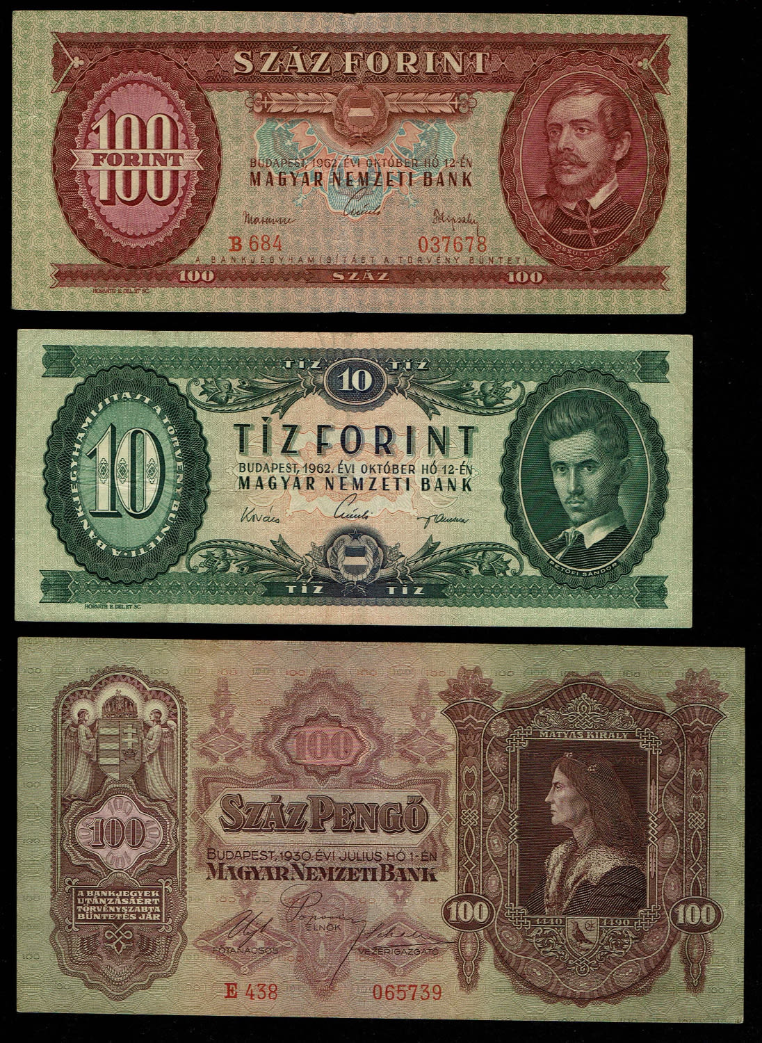 World - A group of 8 banknotes from several European countries, different conditions and years - 1 3