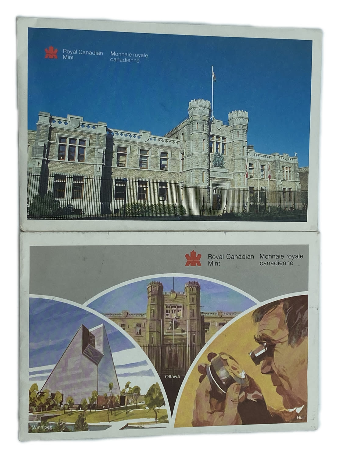 Canada - a pair of coin sets of 6 coins each from the years 1986, 1987 - 1 1