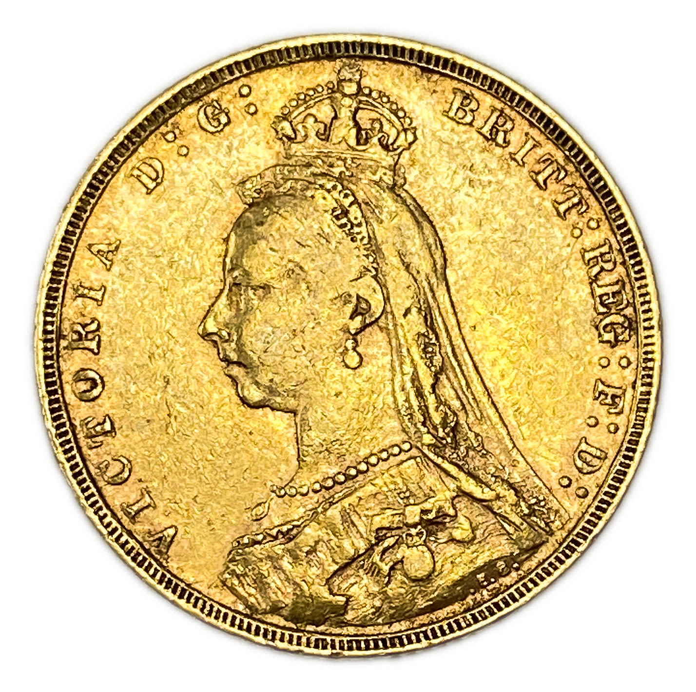 England (Great Britain) - 1 Sovereign (Sovereign) 1890 - Victoria 2nd portrait - VF condition - 1 1