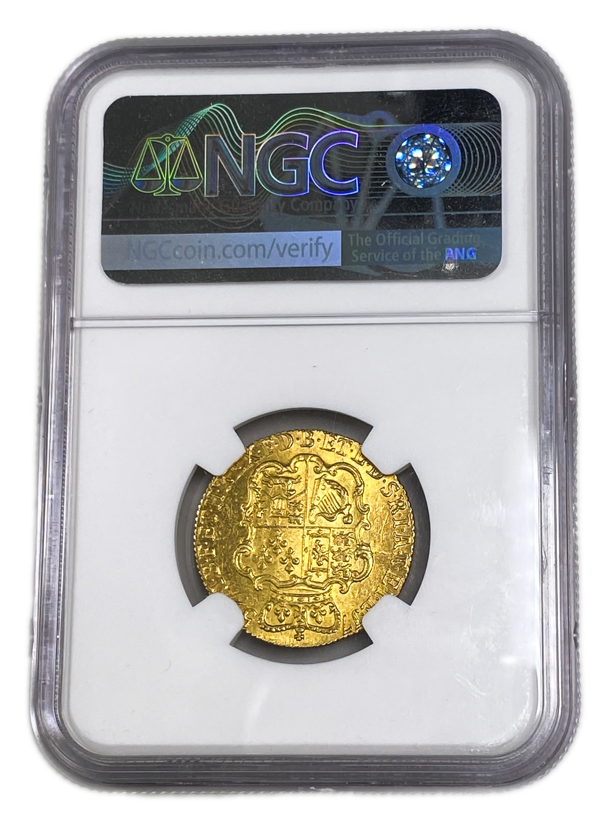 United Kingdom - 1 Guinea 1759 - George II Older portrait - NGC MS 64 - Highest grade - Very Rare - 1 3