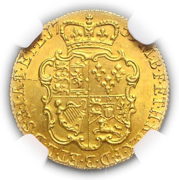 United Kingdom - 1 Guinea 1759 - George II Older portrait - NGC MS 64 - Highest grade - Very Rare - 1 1