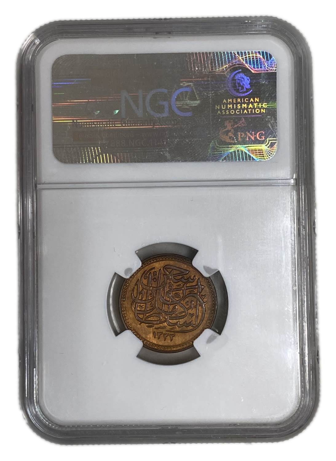 Egypt – 1/2 Mil 1917 – NGC MS 65 RB - 1 3