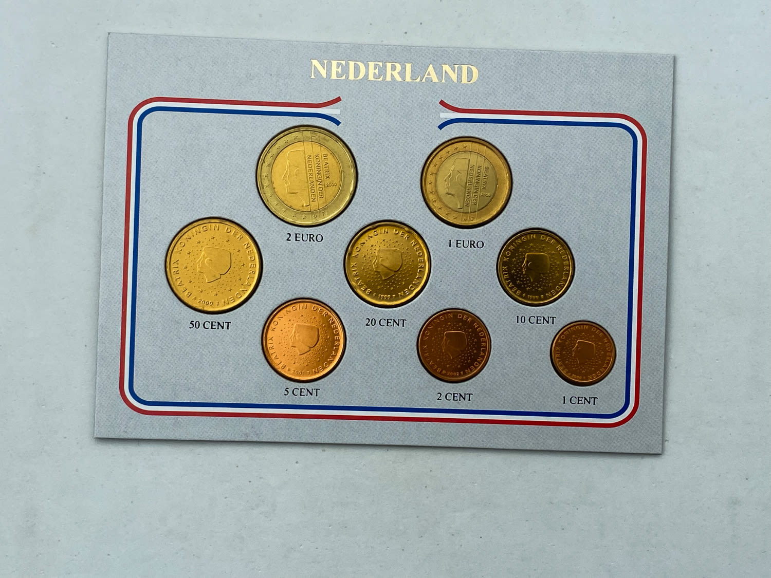 Europe - Lot of 12 sets of Euro coins, different countries - UNC Conditions - 1 23