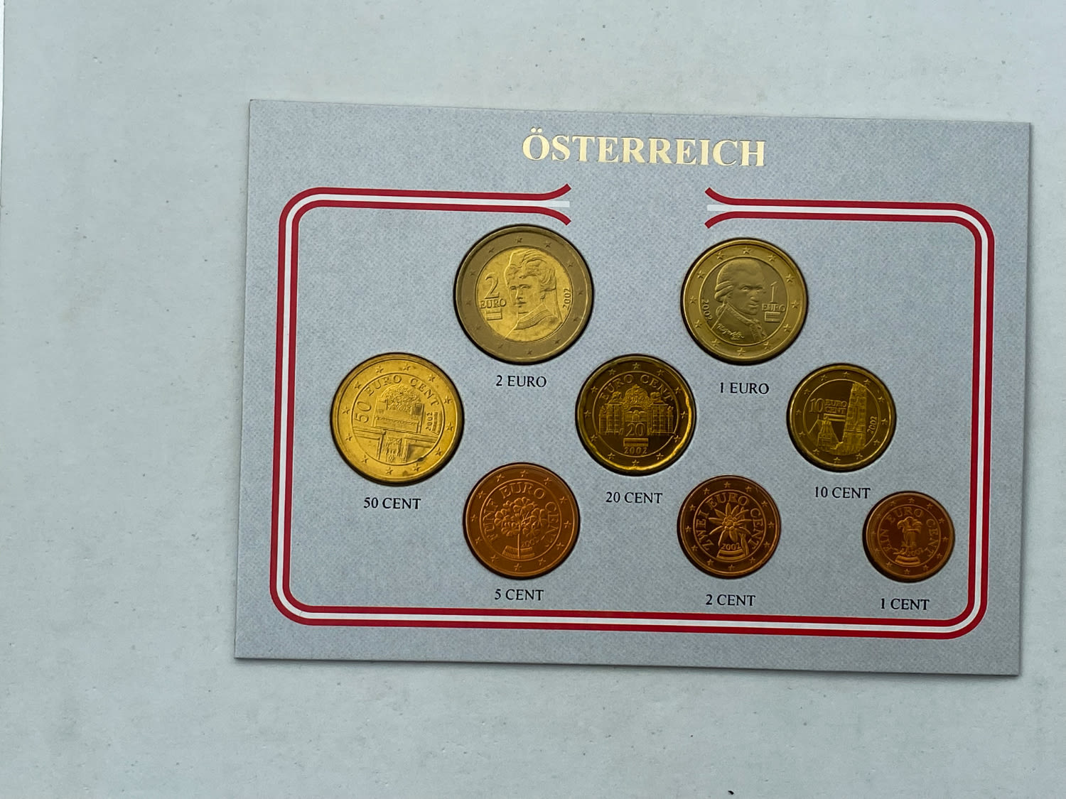 Europe - Lot of 12 sets of Euro coins, different countries - UNC Conditions - 1 25