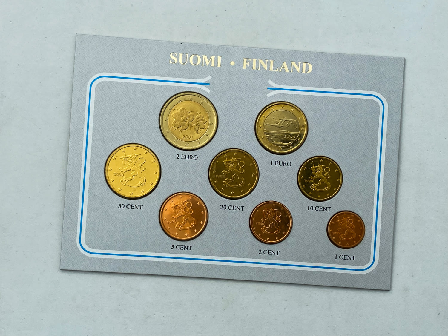 Europe - Lot of 12 sets of Euro coins, different countries - UNC Conditions - 1 5