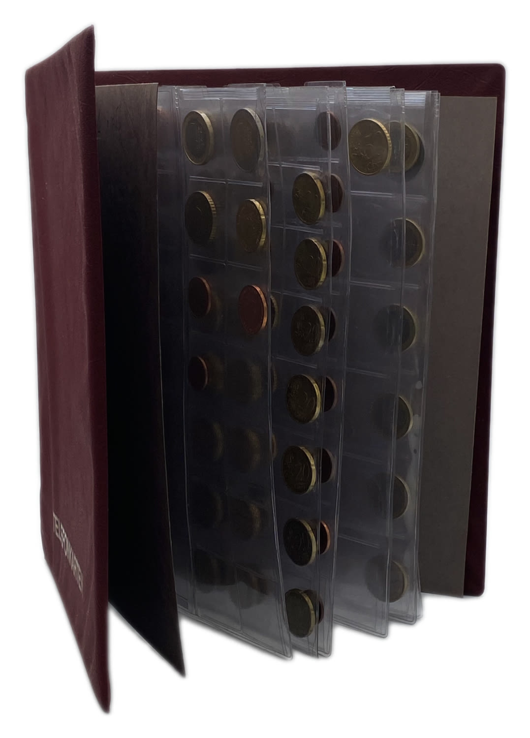 Europe - A coin album which is full of euro coins, arranged in pages