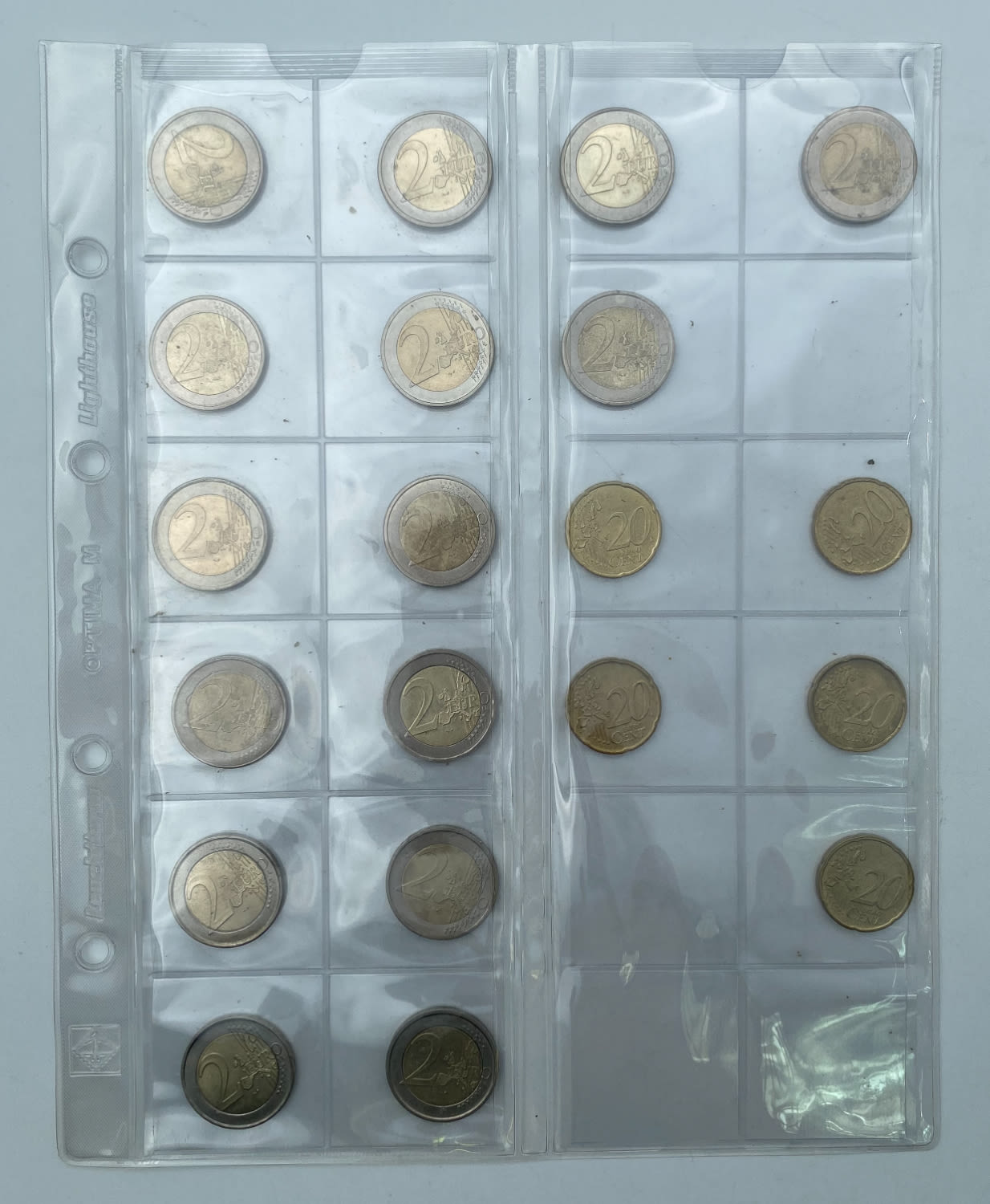 Europe - A coin album which is full of euro coins, arranged in pages - 1 3