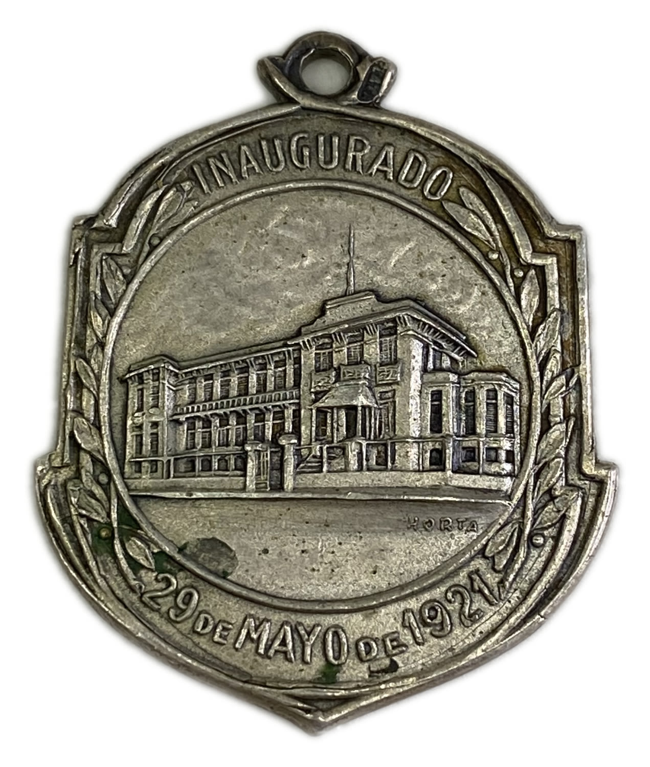 Judaica / Zionism - Argentina - Hospital donation medallion in Argentina 1921