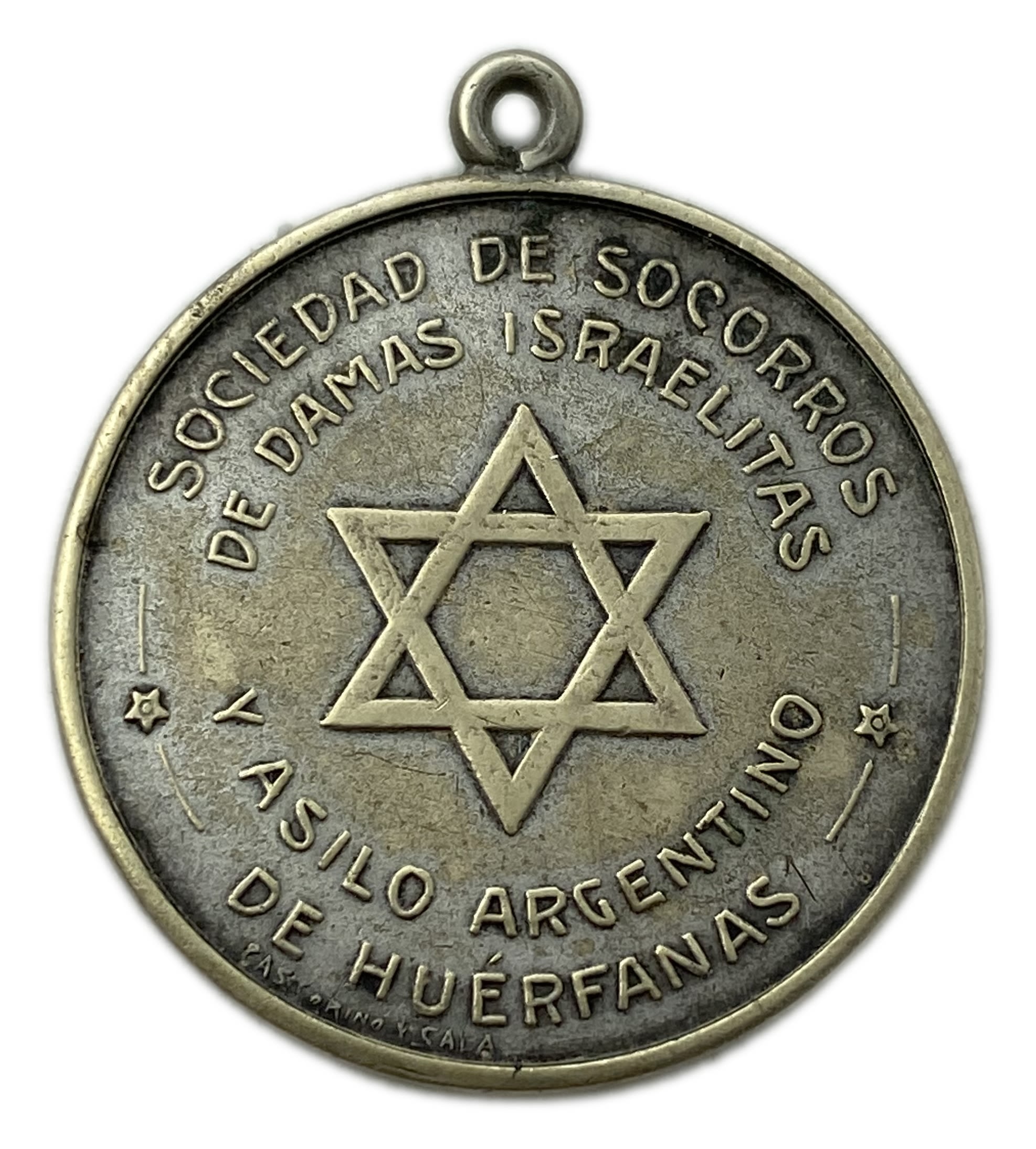 Judaica / Zionism - Argentina - Israeli Women's Relief Society Medal and Orphanage 1924