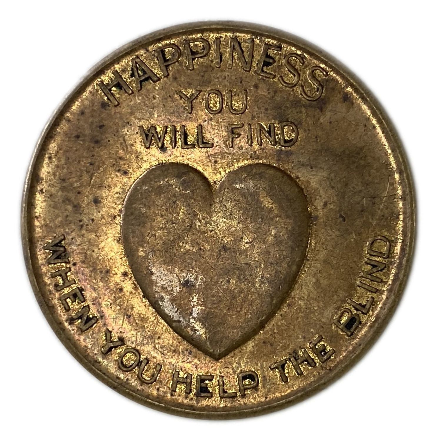 Judaica / Zionisim – A token for protection and safety, donation to the blind – USA - 1 1