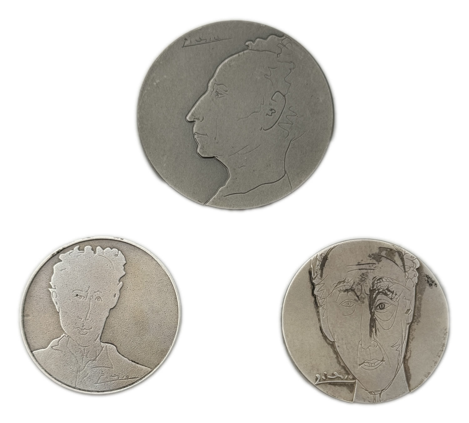 Israel – Lot of 3 medals, Arthur Rubinstein International Piano Master Competition, State Medal 1974, 1977, 1980 – ... - 1 0