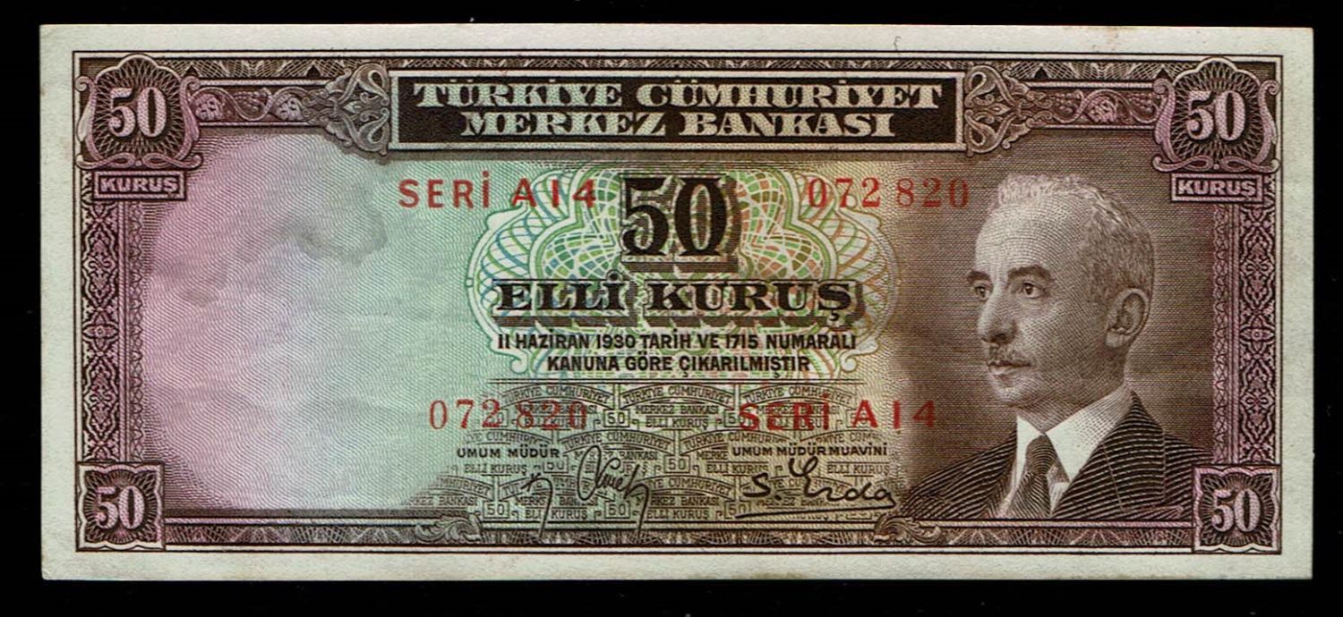Turkey / Ottoman Empire - 50 Kurus - No date - AU - 1 0