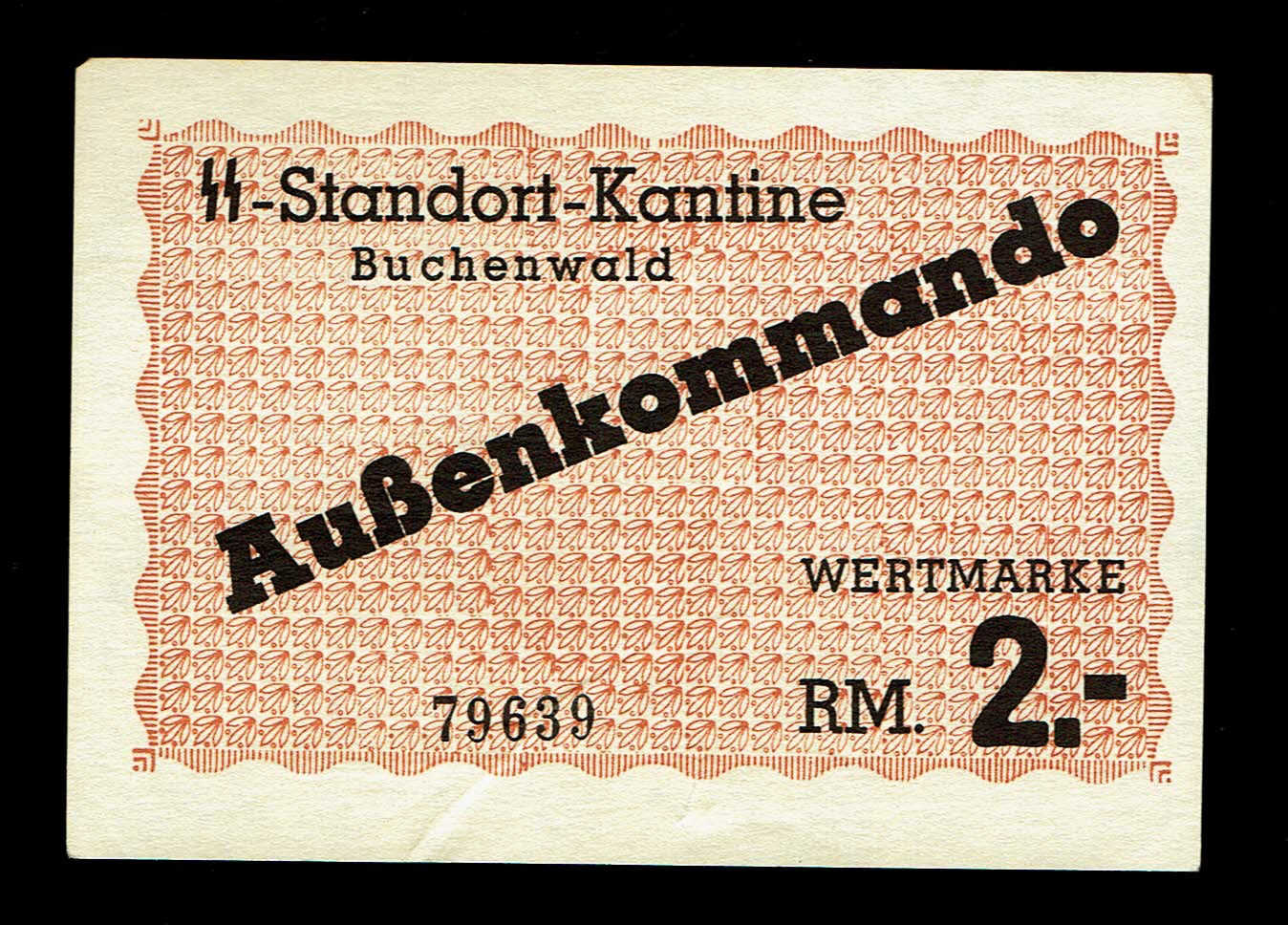Holocaust concentration camps money - Germany - 2 mark 1937-1944 - Buchenwald camp - XF
... - 1 0