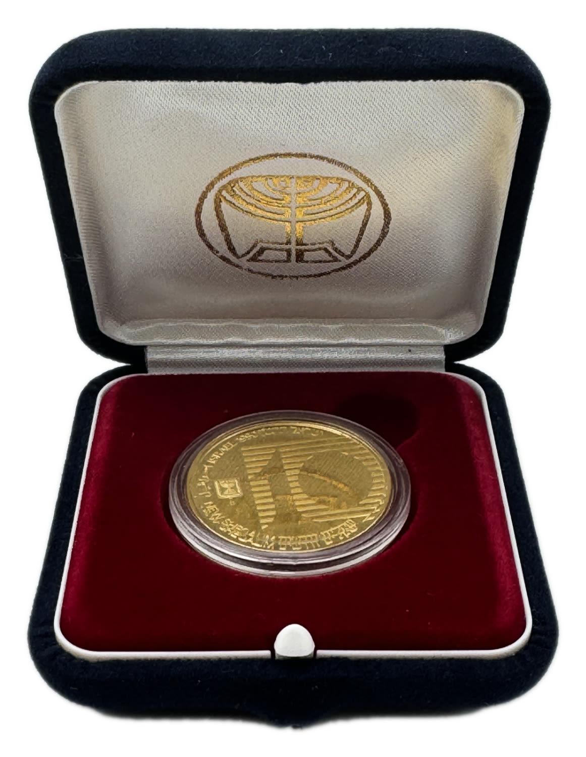 Israel - 10 shekels 1990 - 900 gold, 17.28g, 30mm - Archaeology - 1 2