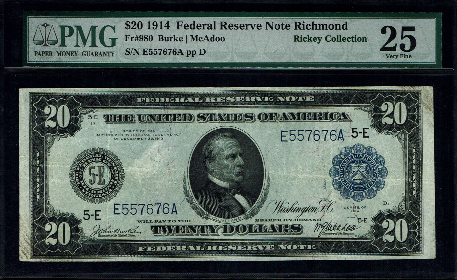 USA - 20 Dollars 1914 - Silver Certificate - PMG 25
The dollar (or US dollar, also known as the US ... - 1 0