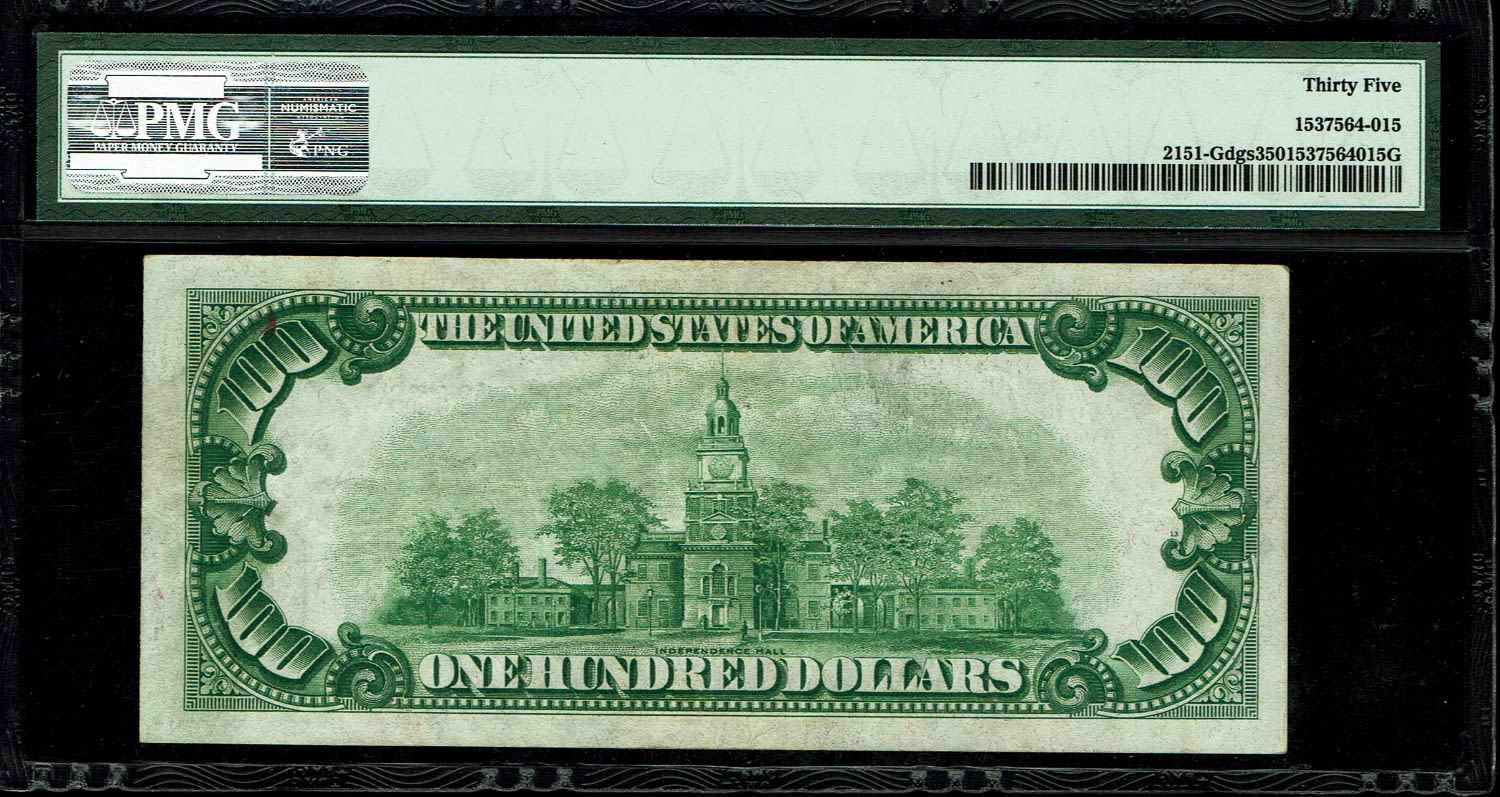 USA - 100 Dollars 1928 - PMG 35
The dollar (or US dollar, also known as the US dollar or US dollar) ... - 1 1