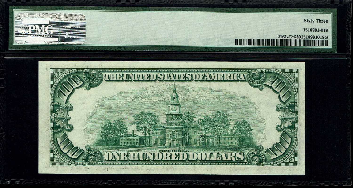 USA - 100 Dollars 1950 - With a star - PMG 63
The dollar (or US dollar, also known as the US dollar ... - 1 1