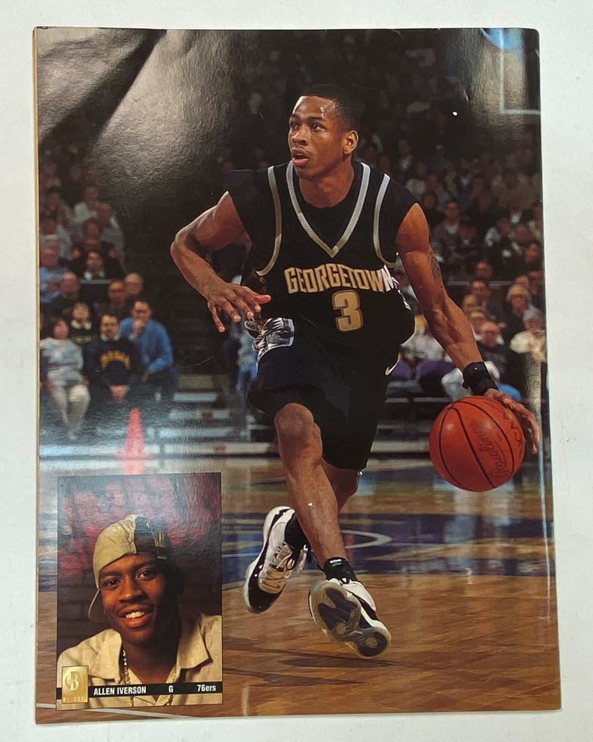 מגזין - מגזין של חברת Beckeet Basketball Monthly בנושא כדורסל, ליגת ה- NBA - תאריך 09/96 - תמונתו של שחקן הכדורסל ... - 1 1