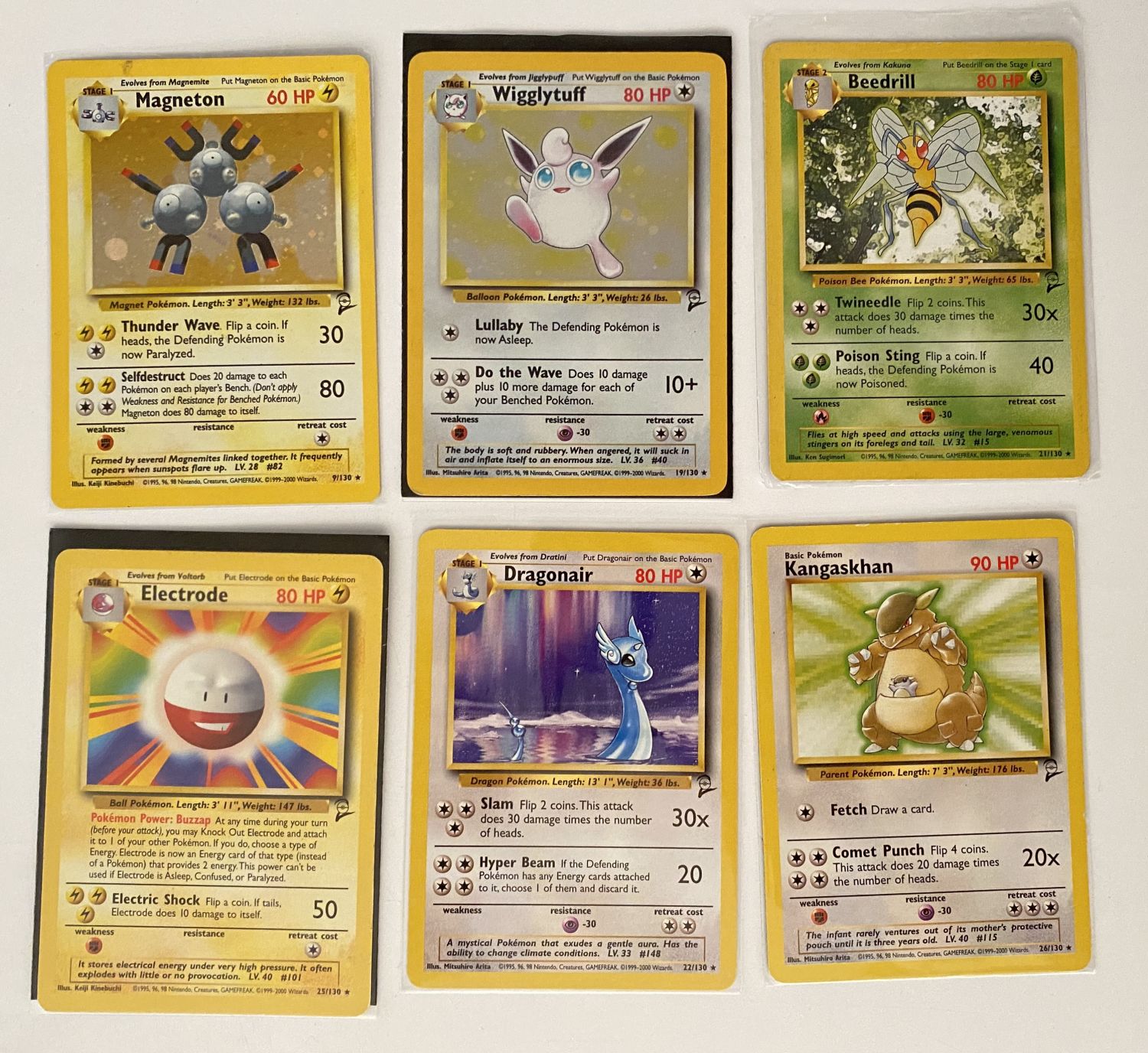 קלפי איסוף - פוקימון - Base Set 2 (TCG) - 6 Cards - Holo Rare & Rare - NM/LP
פוקימון (באנגלית: ... - 1 0