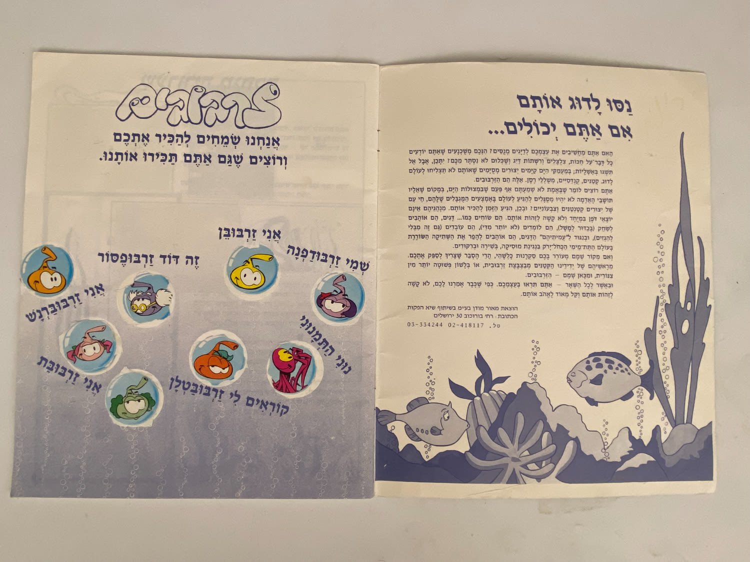 אלבומי מדבקות - אלבום מדבקות זרבובים 1 - עברית, ריק ברובו, מצב טוב מאוד - נדיר מאוד
הזרבובים ... - 1 11