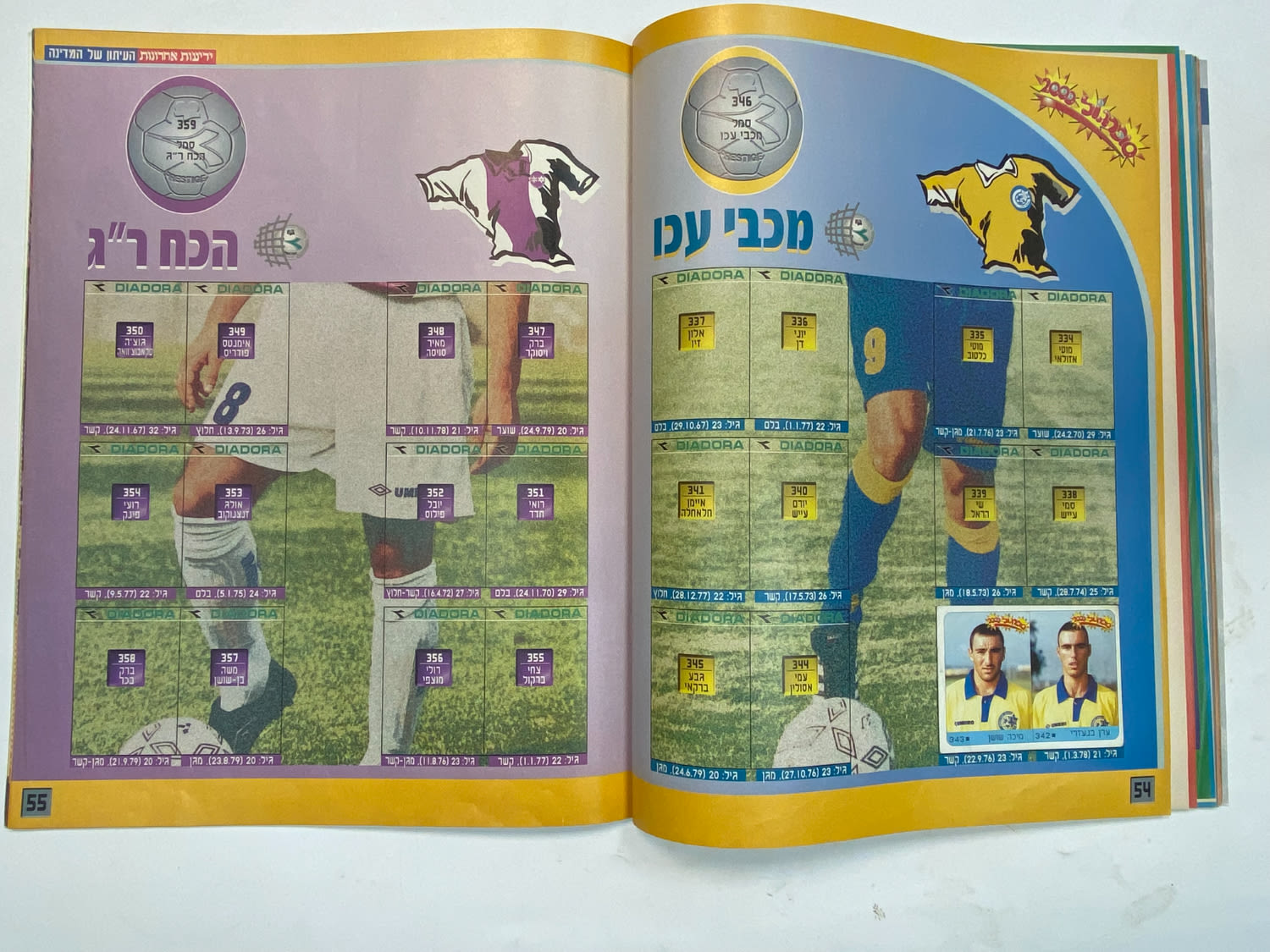 אלבומי מדבקות - אלבום סופרגול 2000, אלבום המילניום - כמעט ריק
סוּפרגוֹל הוא שמו של אלבום איסוף מדבקות ... - 1 20