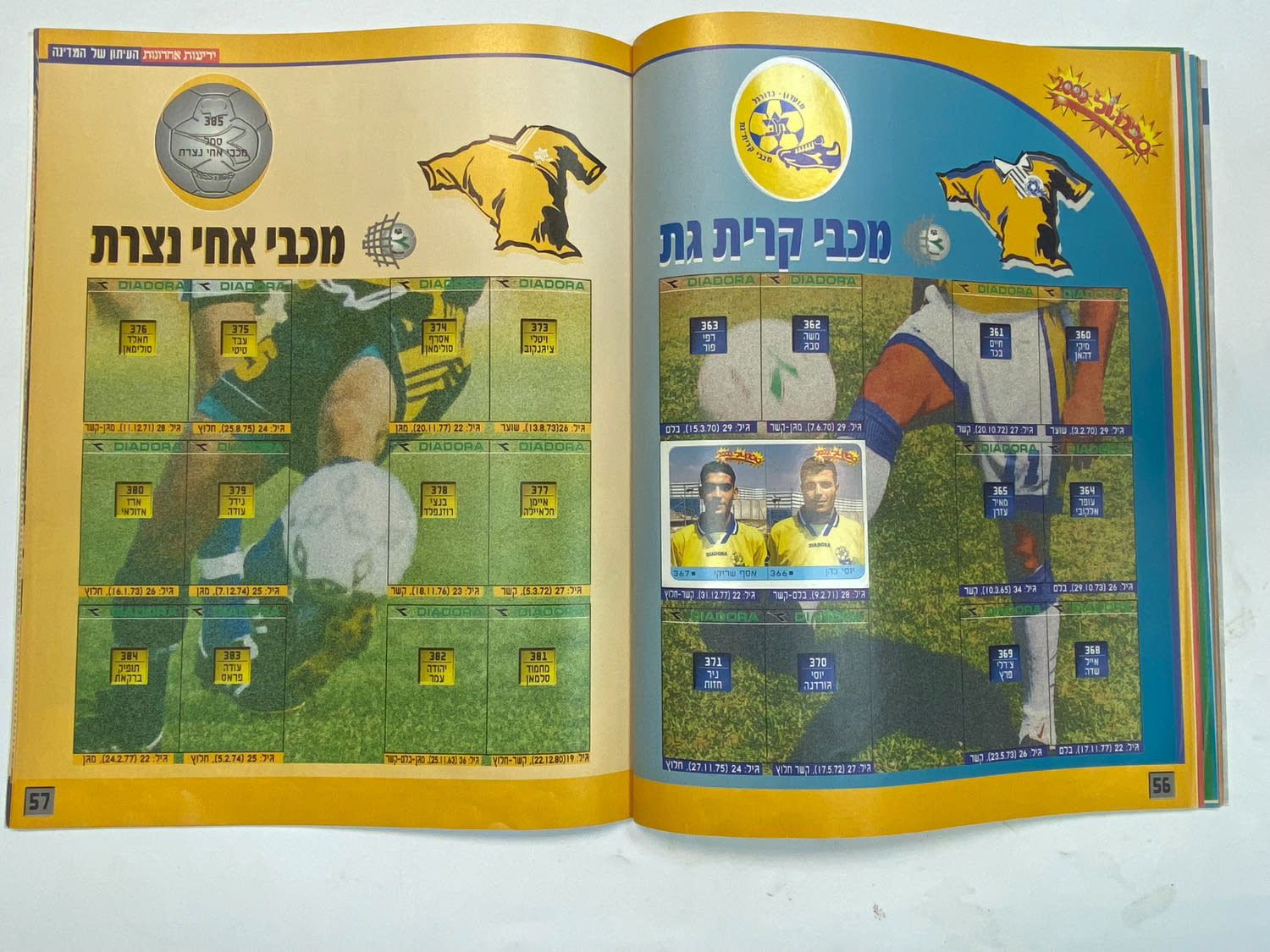אלבומי מדבקות - אלבום סופרגול 2000, אלבום המילניום - כמעט ריק
סוּפרגוֹל הוא שמו של אלבום איסוף מדבקות ... - 1 21
