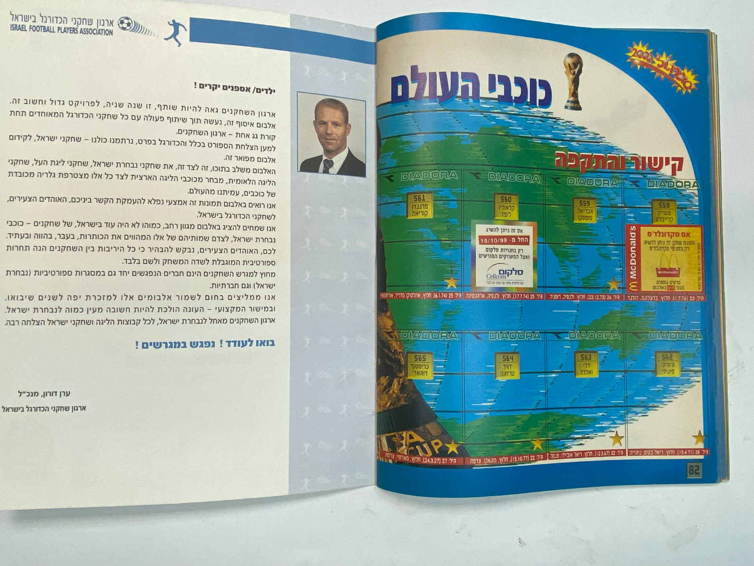 אלבומי מדבקות - אלבום סופרגול 2000, אלבום המילניום - כמעט ריק
סוּפרגוֹל הוא שמו של אלבום איסוף מדבקות ... - 1 36
