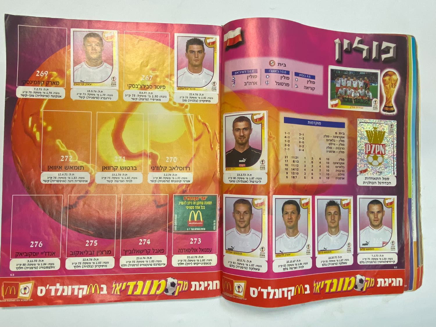 אלבומי מדבקות - אלבום סופרגול מונדיאל 2002 - קוריאה יפן
סוּפרגוֹל הוא שמו של אלבום איסוף מדבקות מאת ... - 1 19