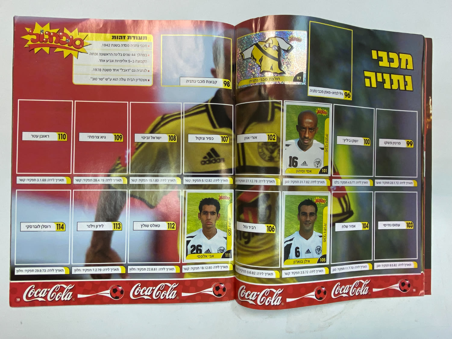 אלבומי מדבקות - אלבום סופרגול 2003
סוּפרגוֹל הוא שמו של אלבום איסוף מדבקות מאת חברת P.M.I, בשיתוף עם ... - 1 1