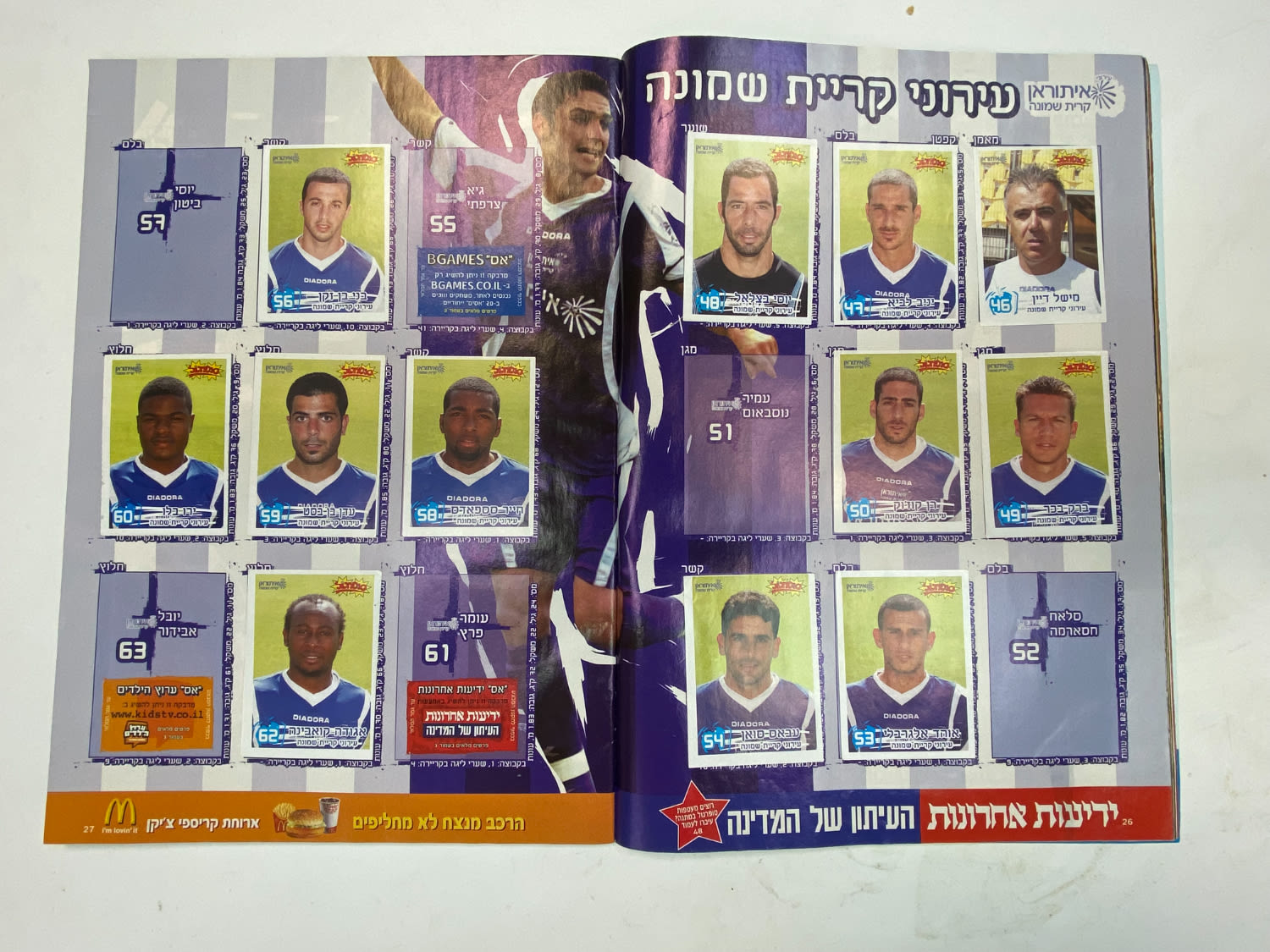 אלבומי מדבקות - אלבום סופרגול עונה 2009--2008
סוּפרגוֹל הוא שמו של אלבום איסוף מדבקות מאת חברת P.M.I ... - 1 5